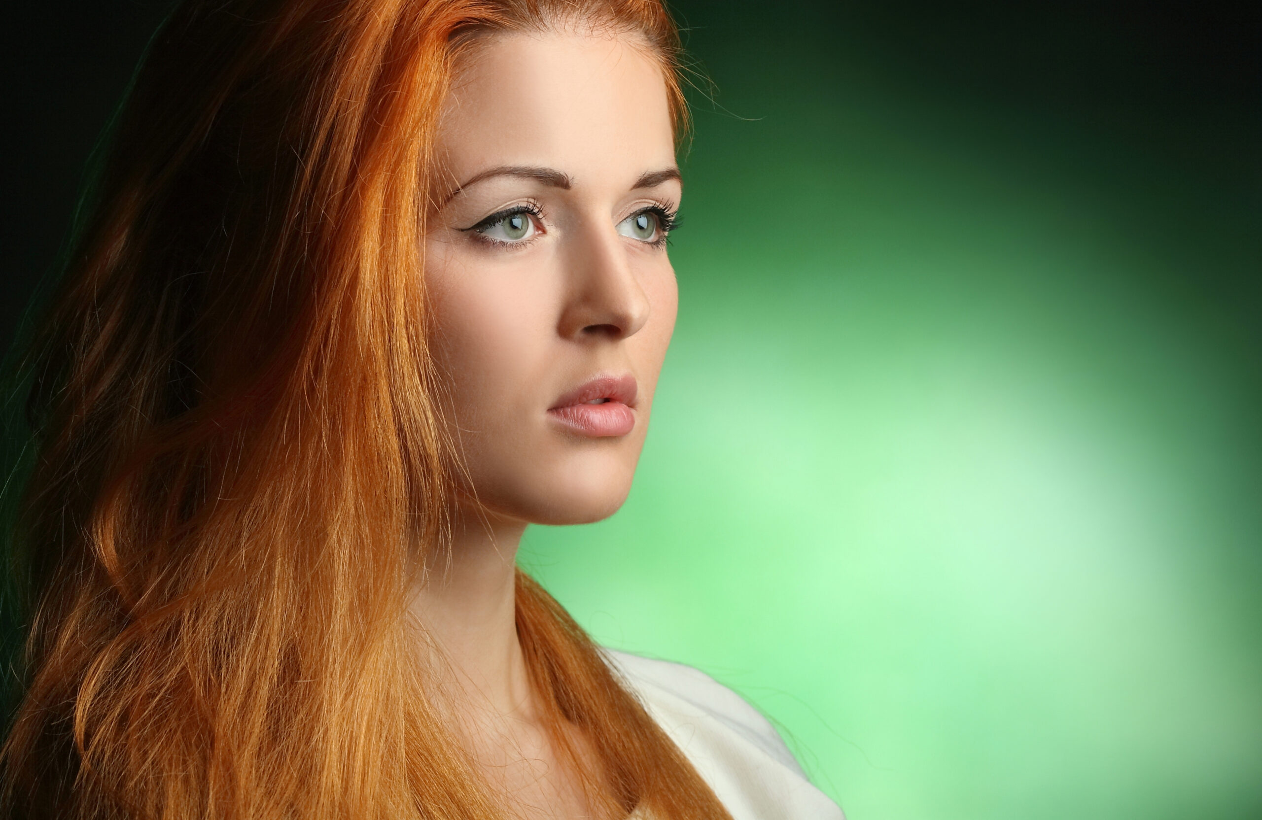 Impressing a Ginger Partner - girl with long ginger hair.