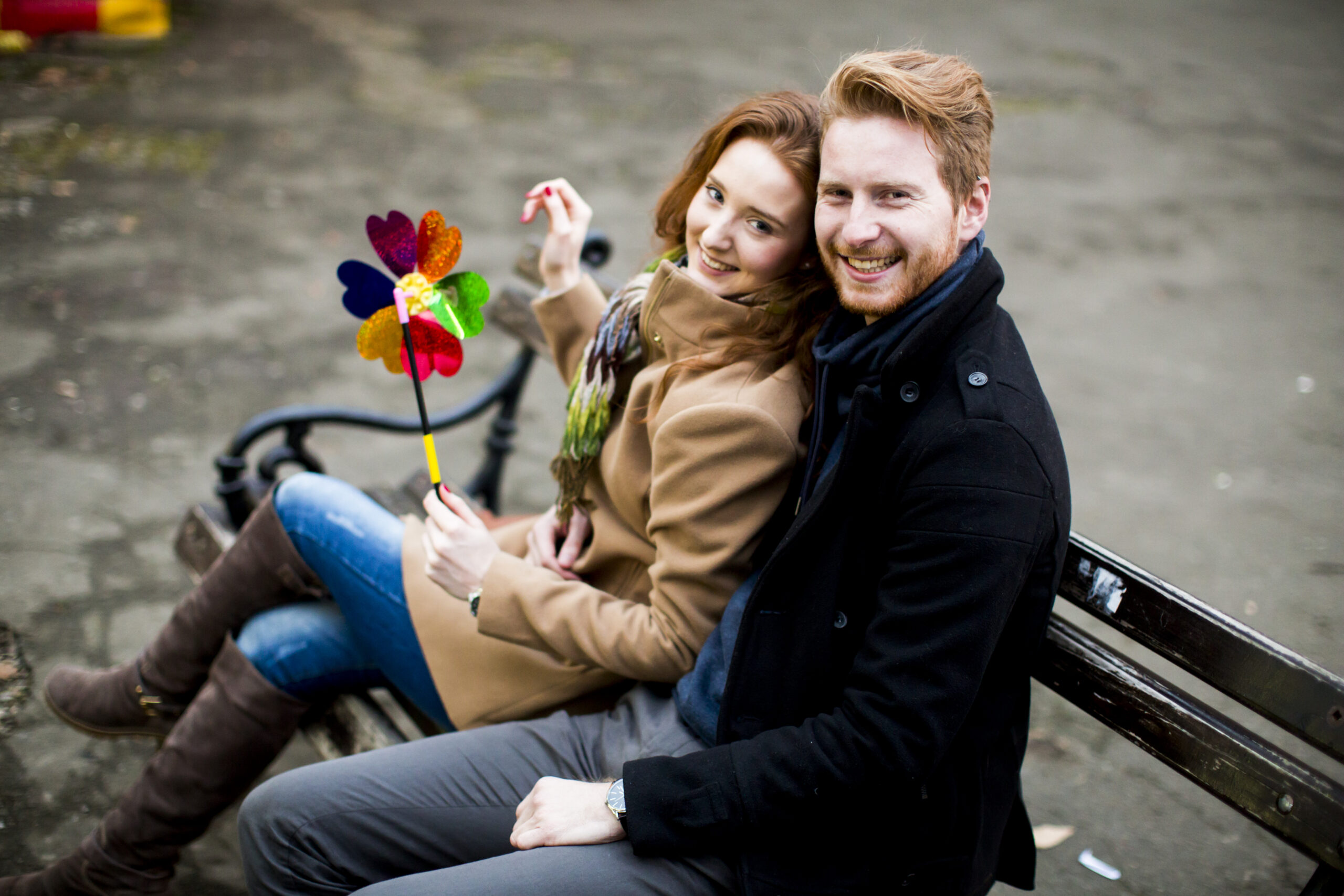 Dating Someone with Ginger Hair - young people at fun fair