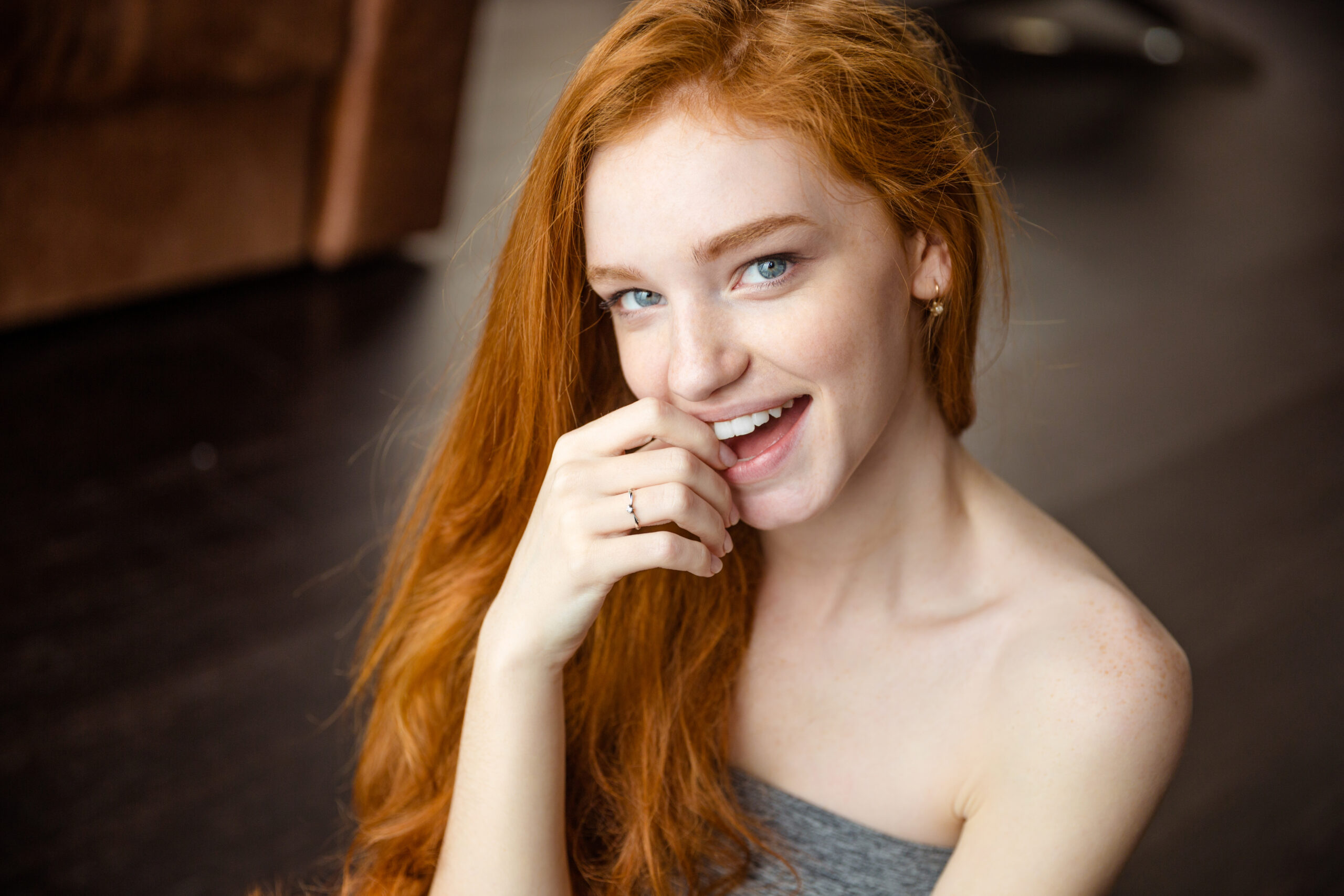 Redhead Fetish UK Sites - cheerful redhead